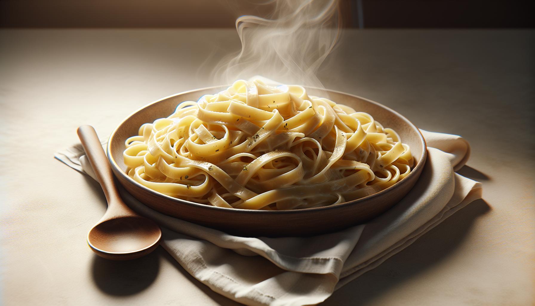 Fettuccine Alfredo Feast: 15-Minute Recipe That Rivals Any Restaurant » TheLivingDiet.net