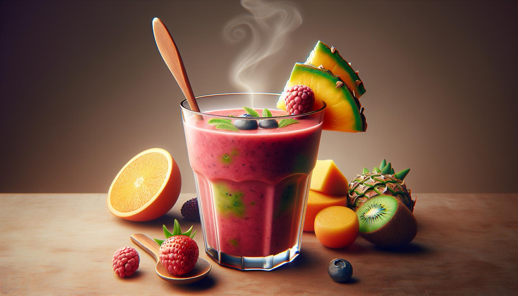 Tropical Smoothie Lean Machine Recipe: Fitness In A Cup » TheLivingDiet.net