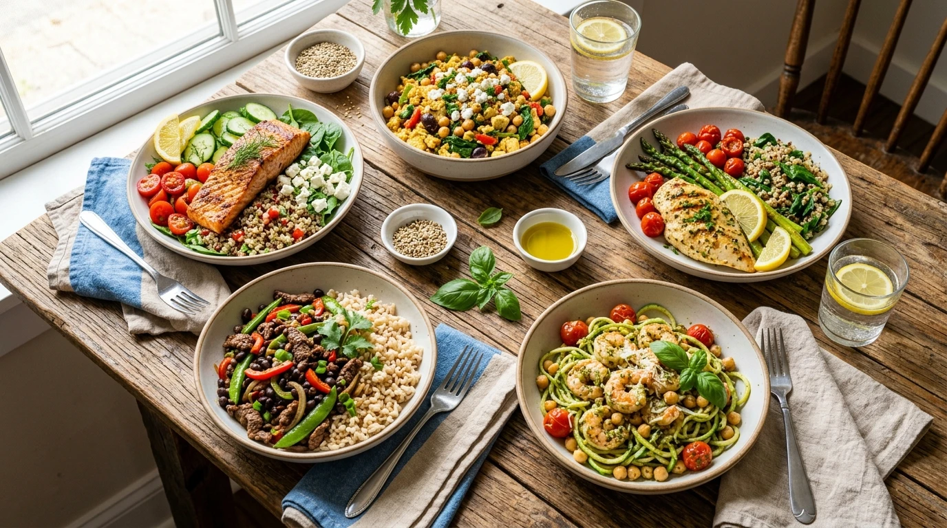 30 Easy High-Protein Meals Ready in 15 Minutes (30g+ Protein)